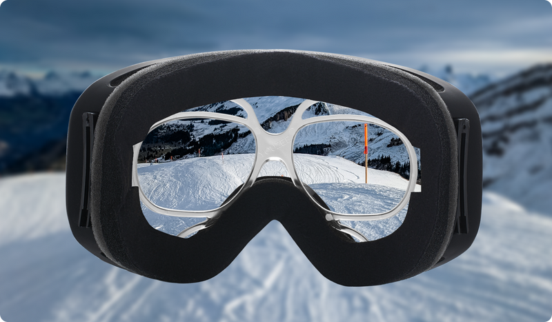 in your goggles